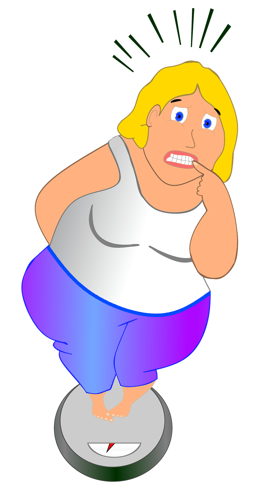 Over weight obesity clipart image