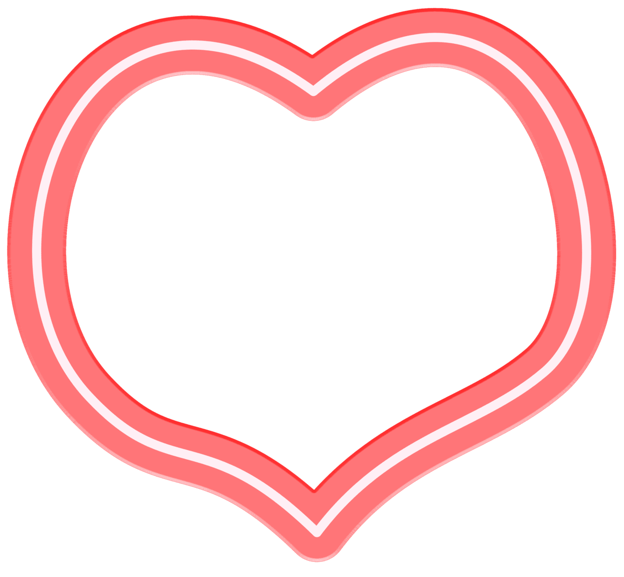 Heart outline background clipart