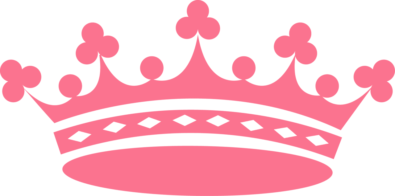 Princess crown page clipart image