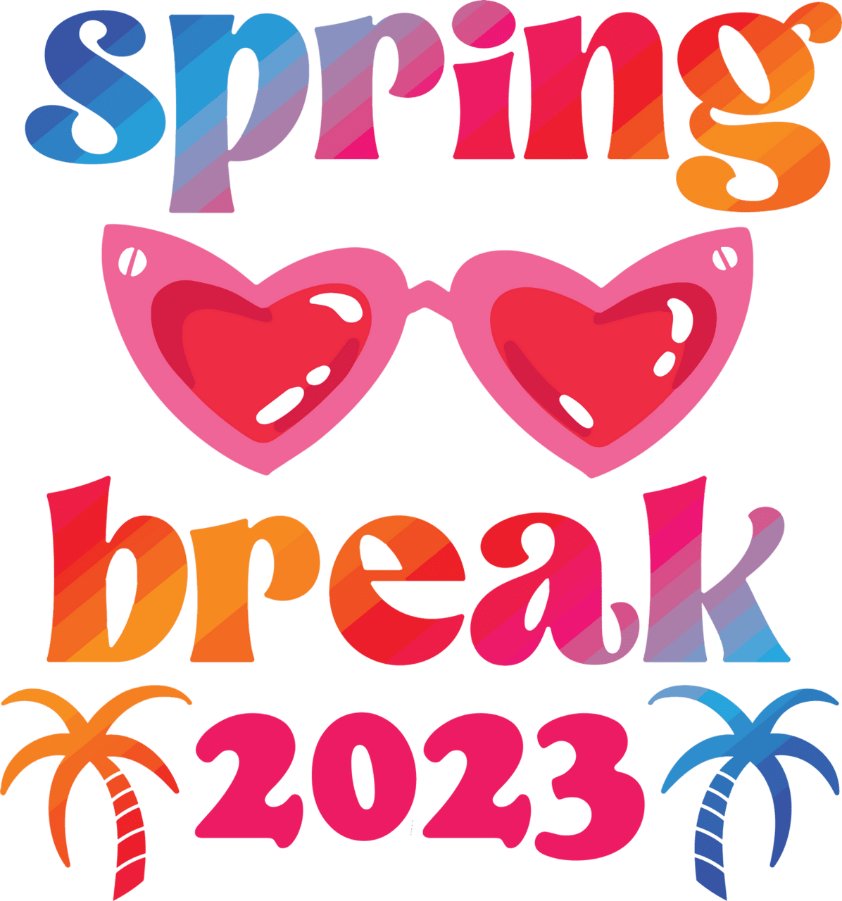 Spring break clipart transparent