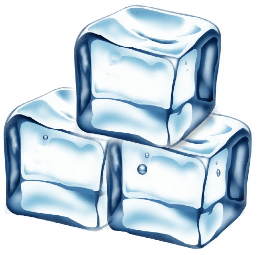 Ice cube clipart transparent