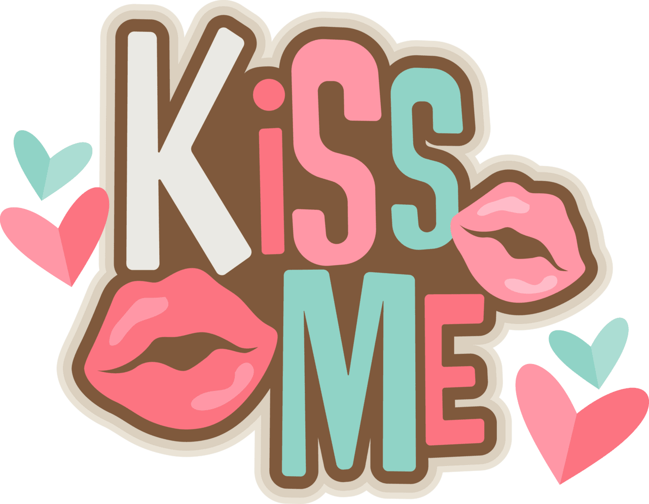 Kiss pin page clipart logo