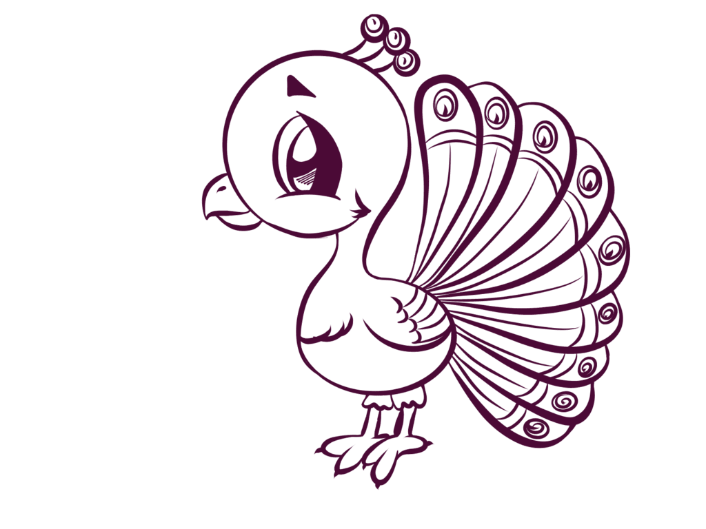 Turkey black and white cartoon peacock eart by crochetamommy deviantart clipart logo