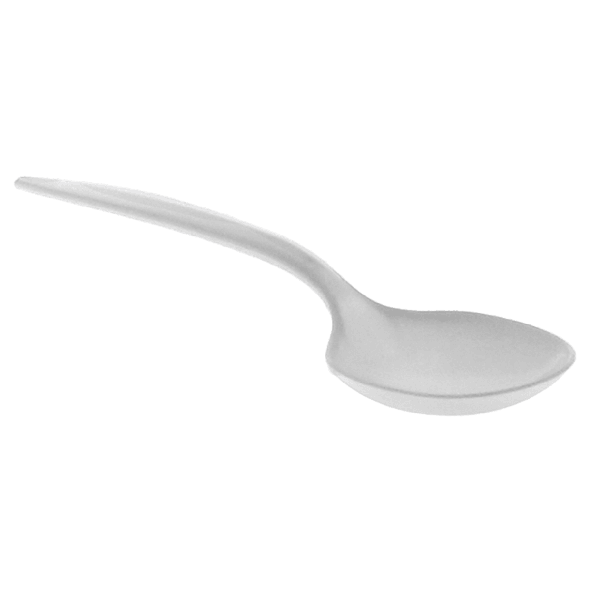 Fieldware medium weight plastic soup spoon pactiv evergreen clipart clip art