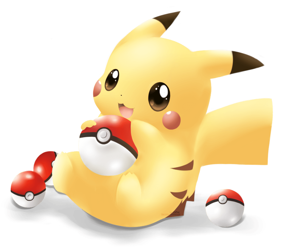 Pikachu pin page clipart vector 3