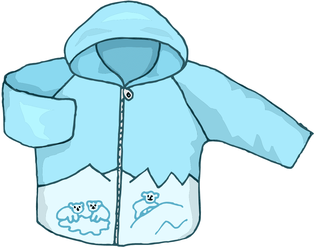 Jacket kids winter coat clipart bay clip art