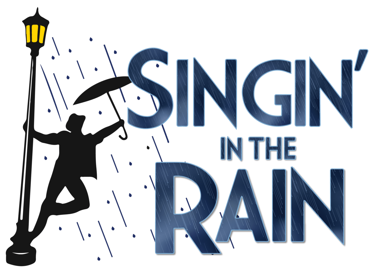 Singing singin in the rain clipart free