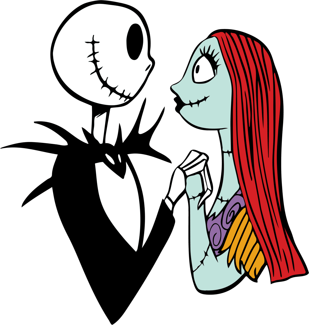 Nightmare before christmas pin page clipart free