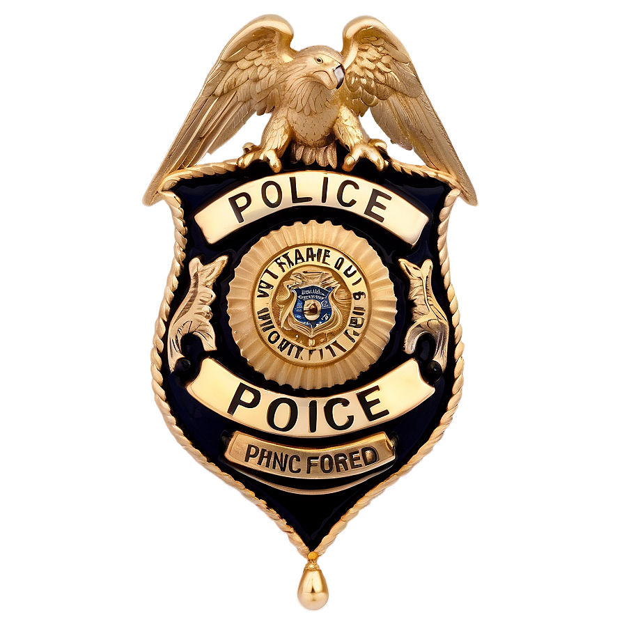 Police badge chief yht clipart clip art