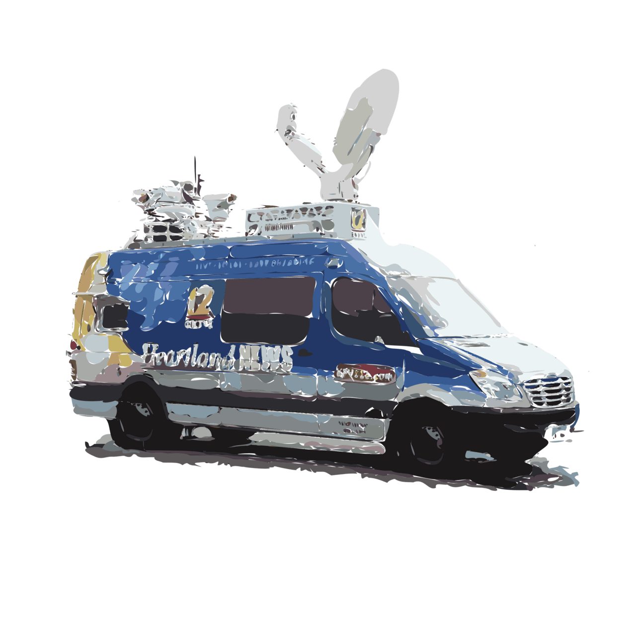 News van vector clipart image photo cc images