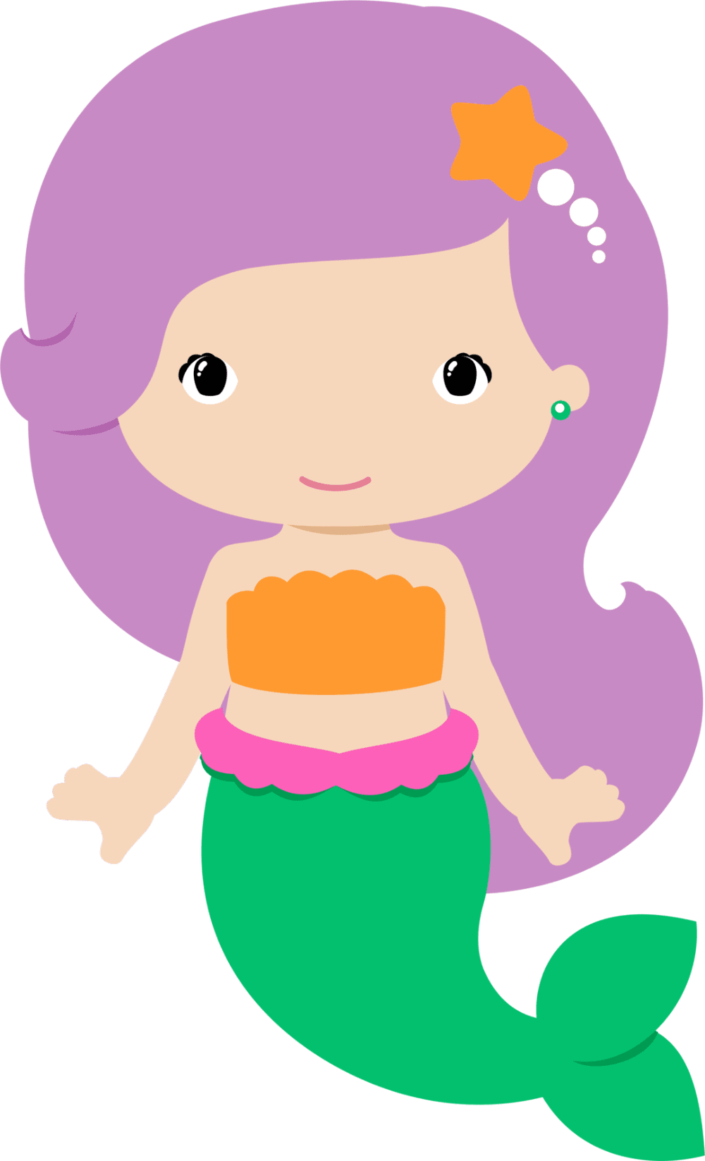 Mermaid tail view all images folder clipart 4