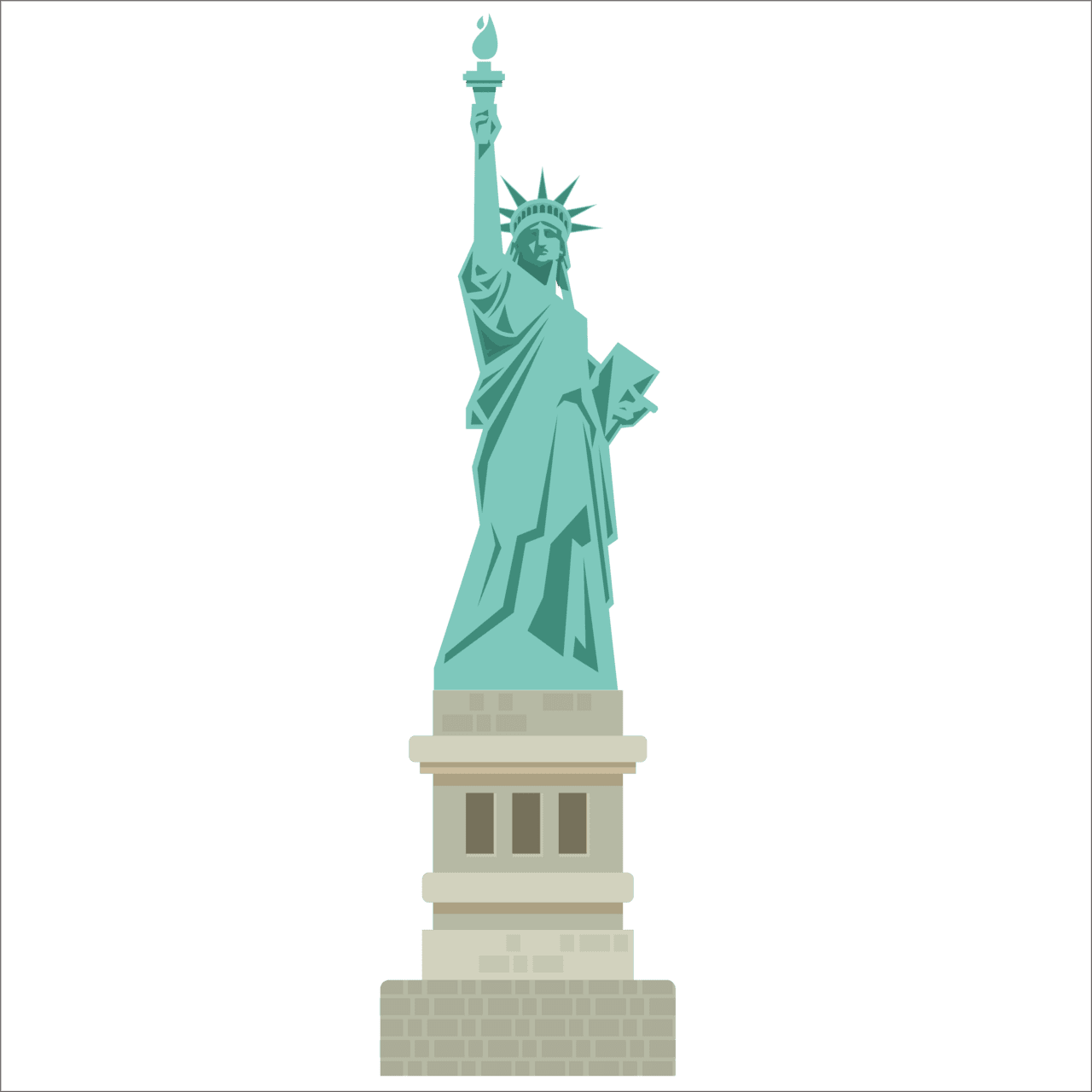 Statue of liberty photo all clipart