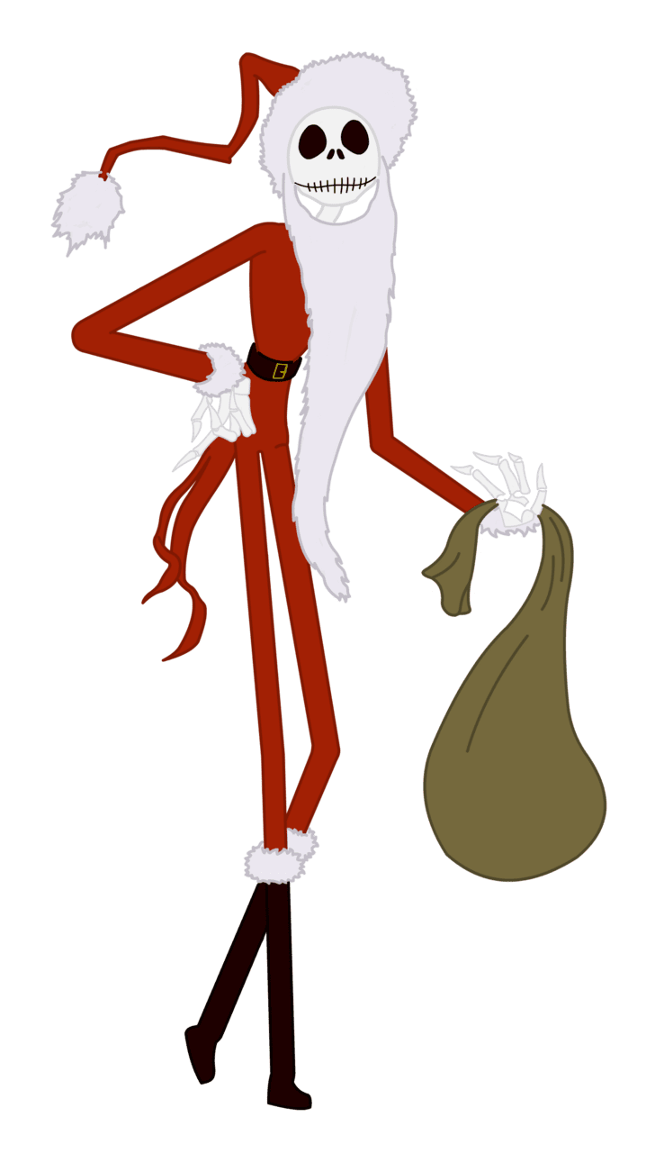 Nightmare before christmas jack skellington santa claus clipart transparent