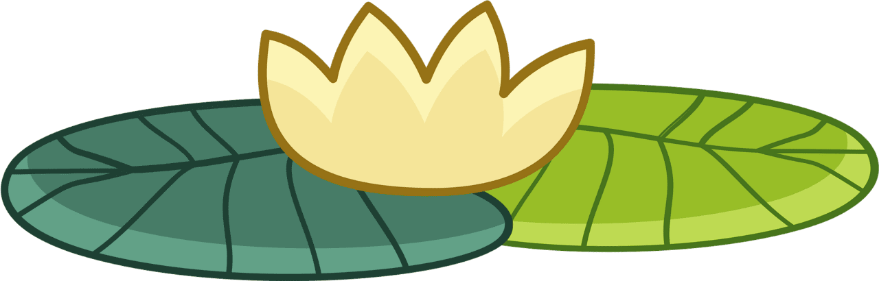 Lily pad vector clipart images 5