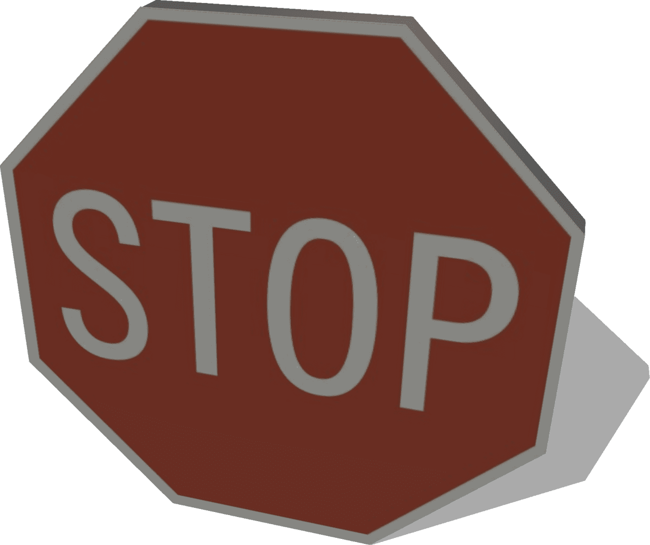 Stop panel sign clipart large size image