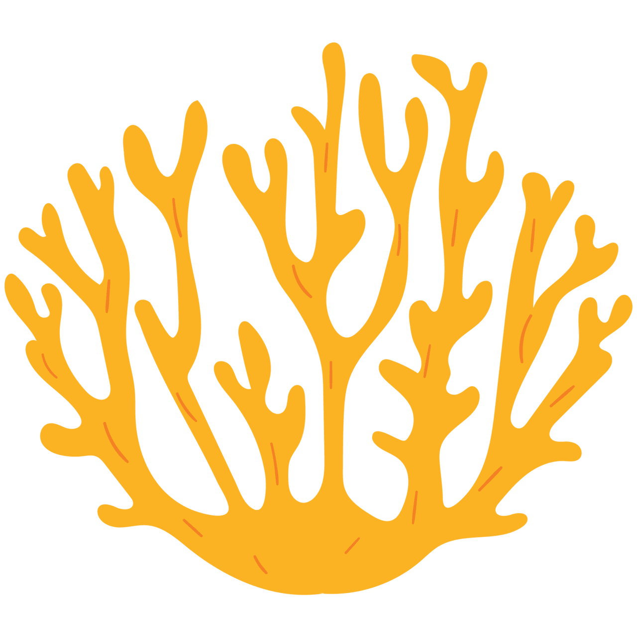 Seaweed pin page clipart vector