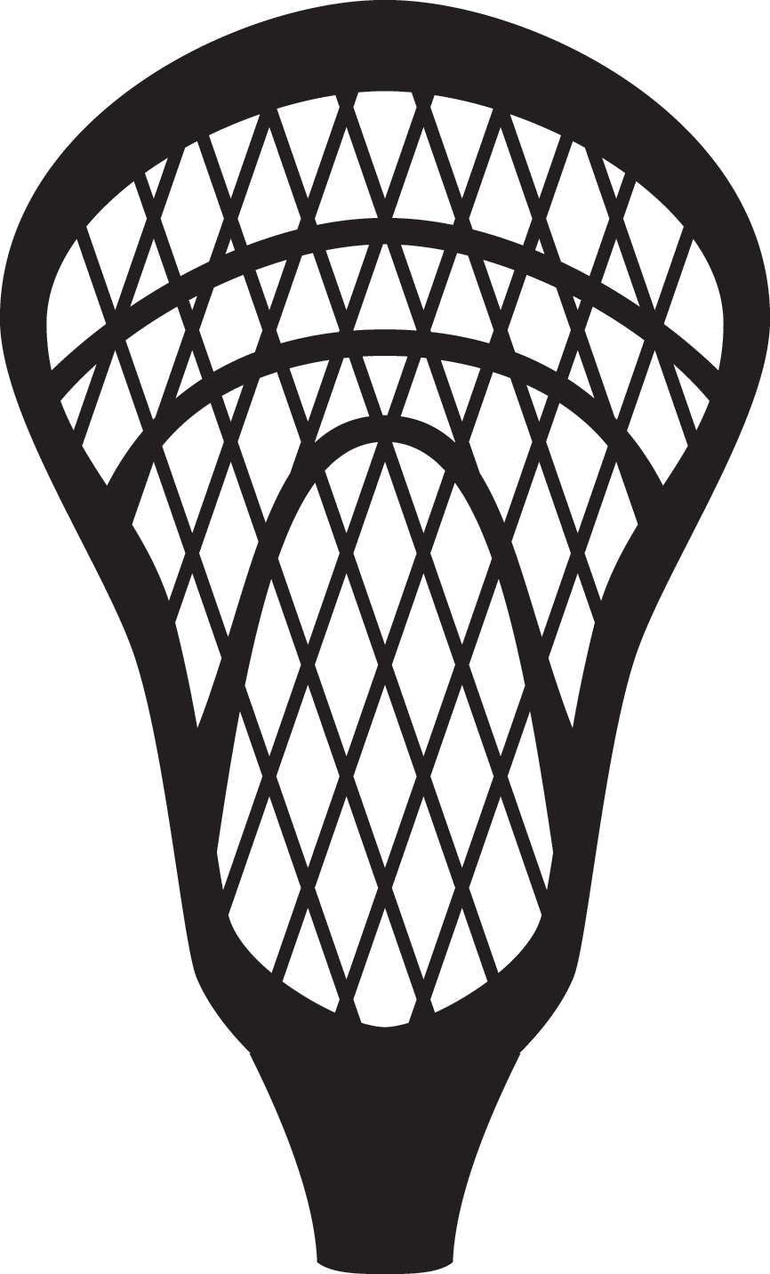 Lacrosse stick fanatic men mystery head strung clipart vector