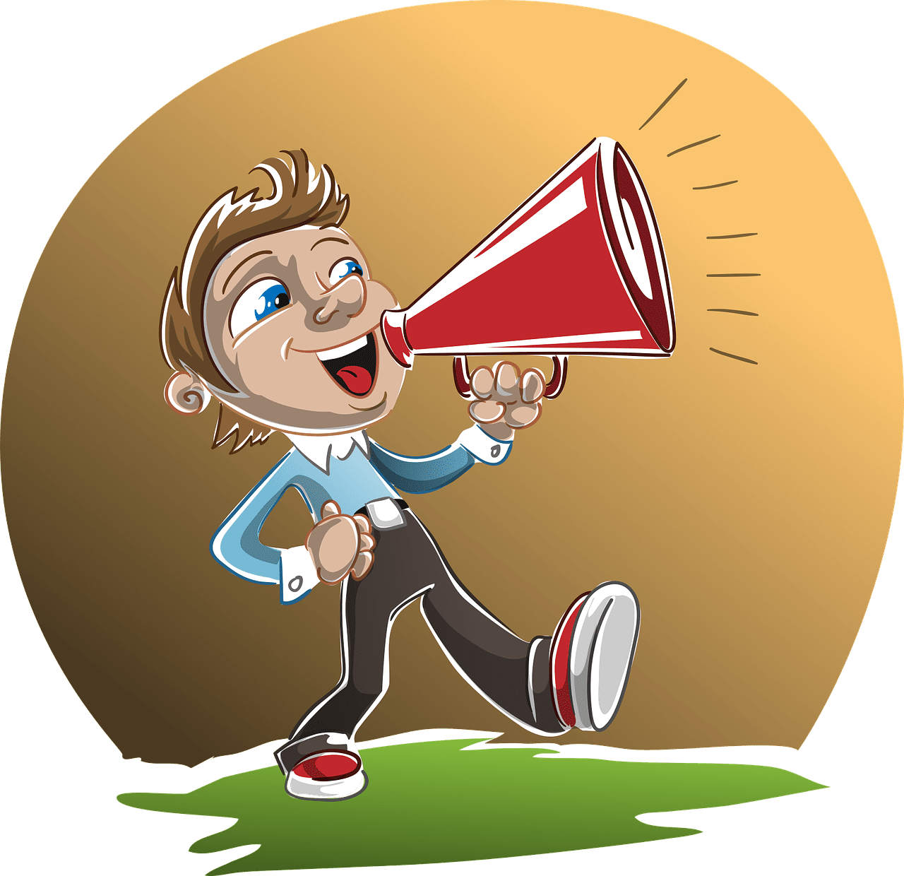 Talking vector art graphics clipart