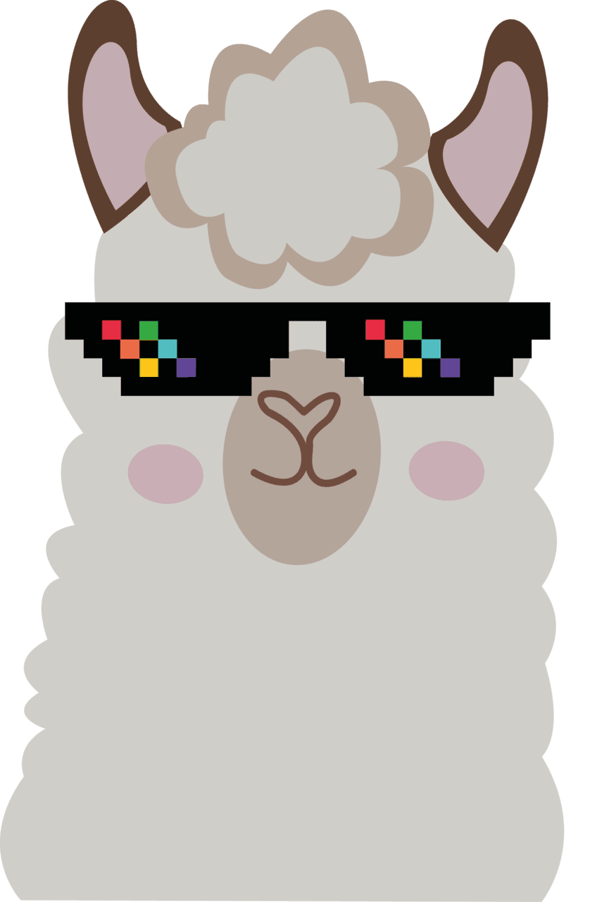 Llama clipart transparent