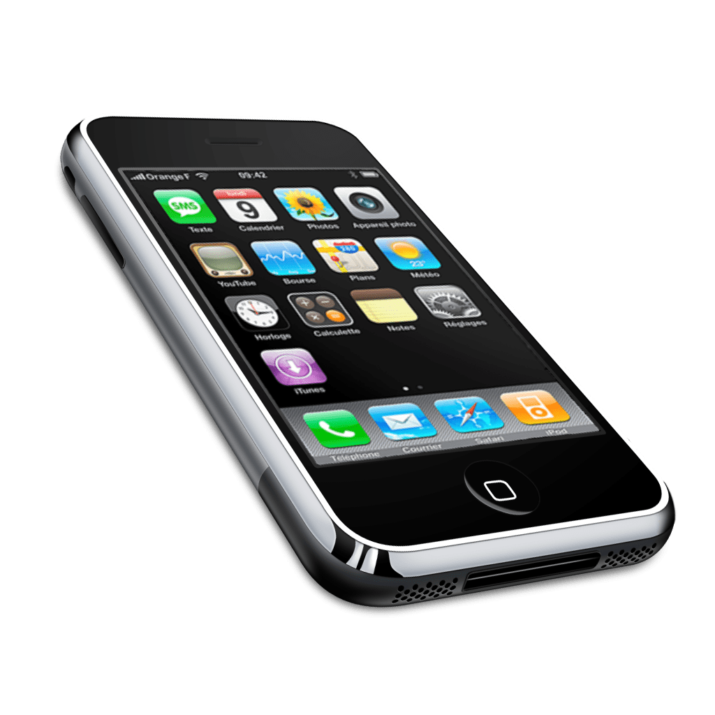 Famous iphone black clipart logo