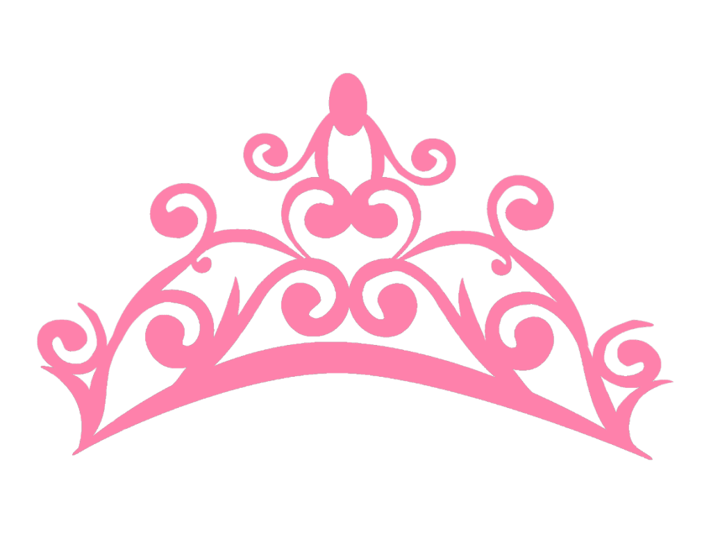 Princess crown pin page clipart picture