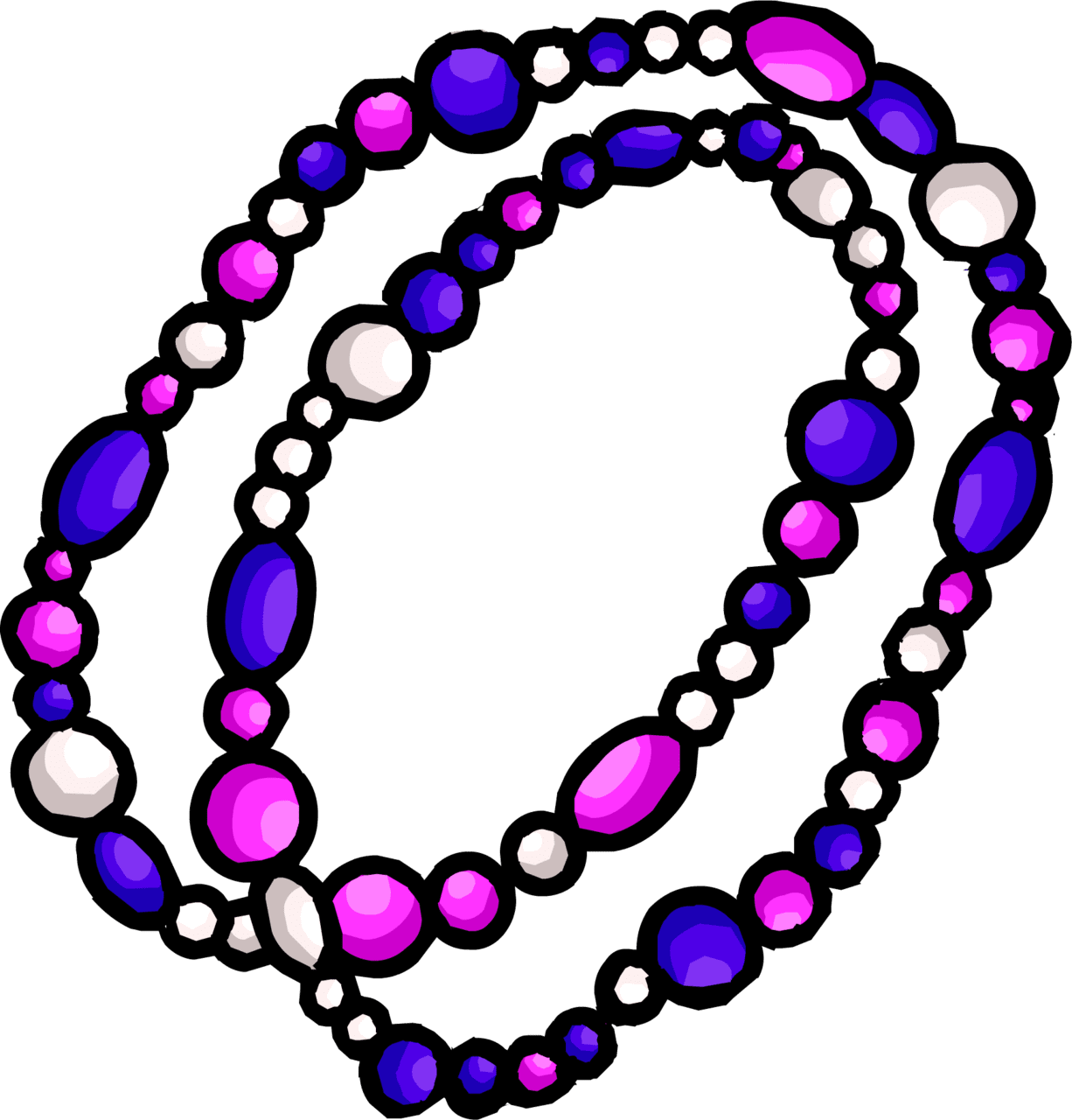 Jewelry beading cliparts bead necklace clipart vector