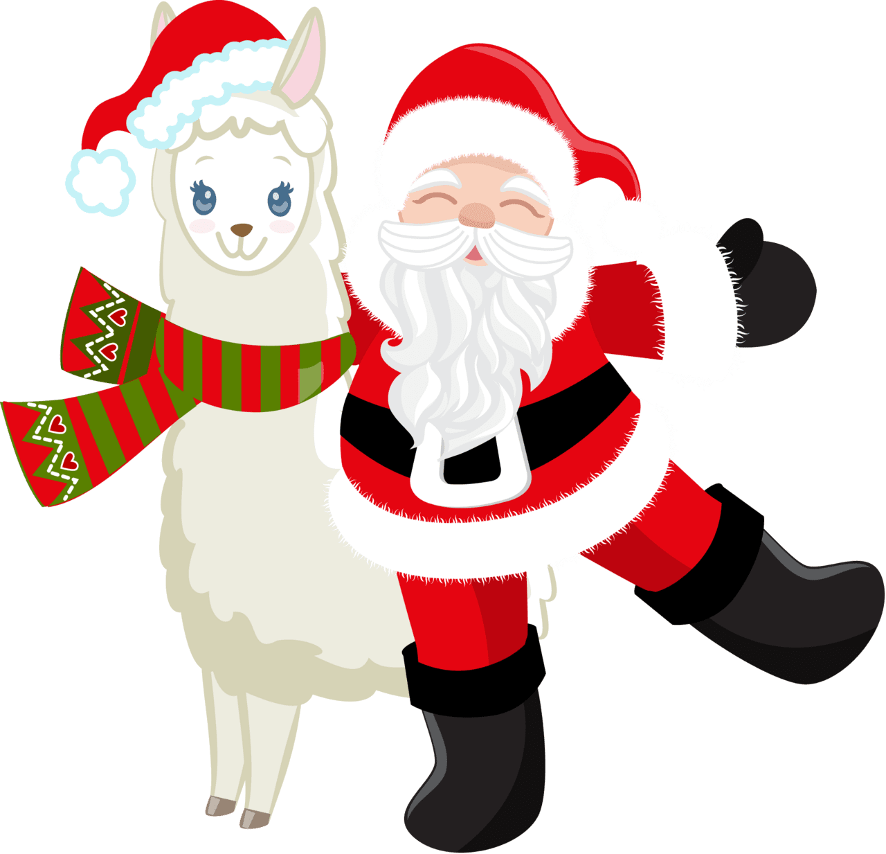 Santa claus hat page clipart free