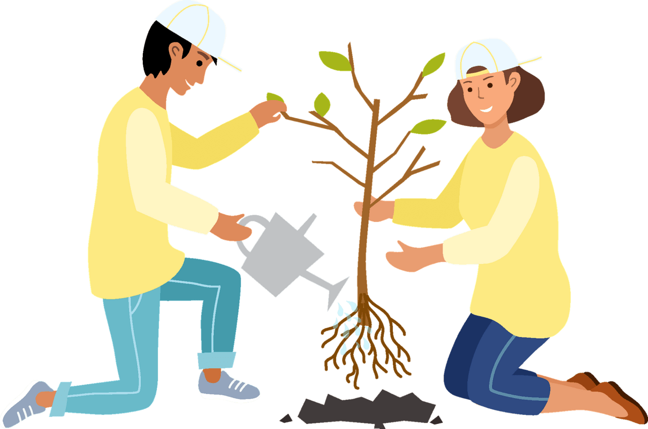Volunteer vector clipart images 2