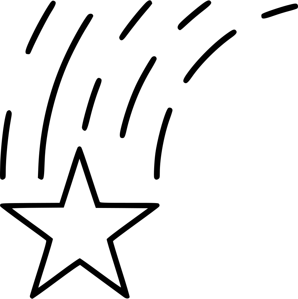 Star black and white scribbled tattoo design clipart background