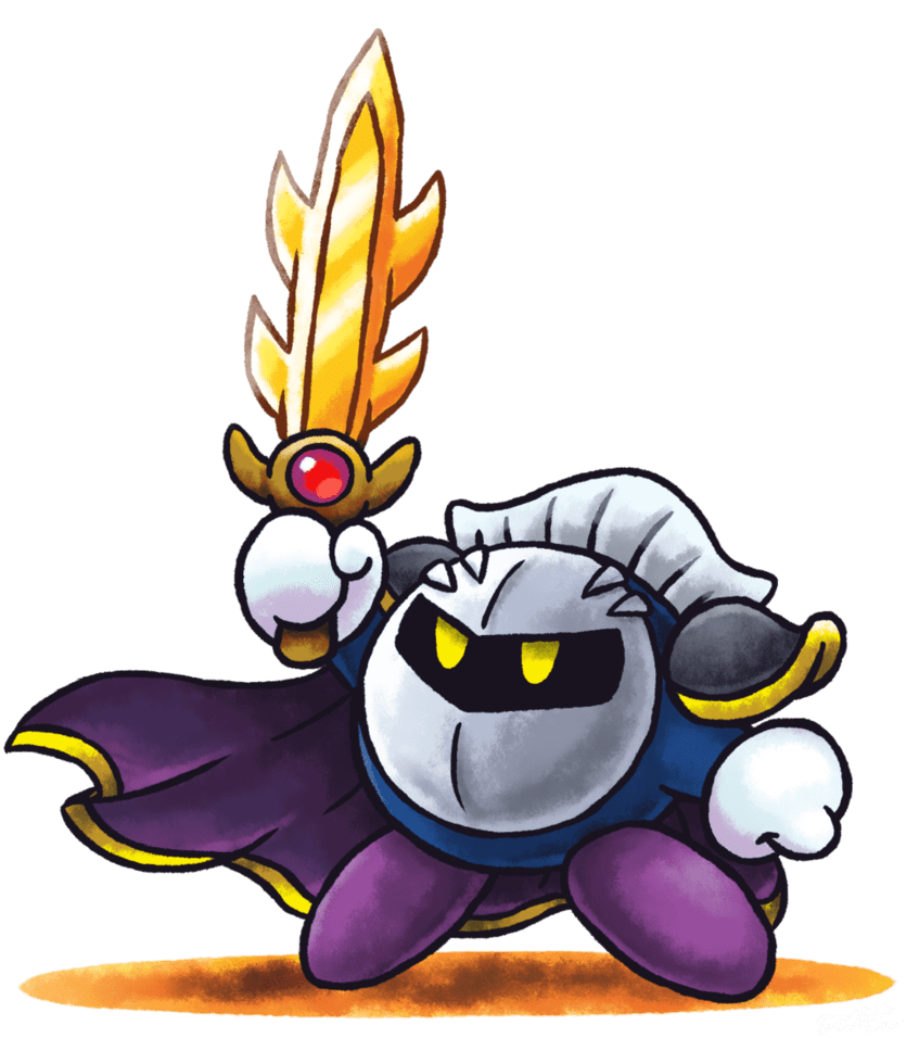 Mario luigi rpg style meta knight by mast rainb deviantart clipart free