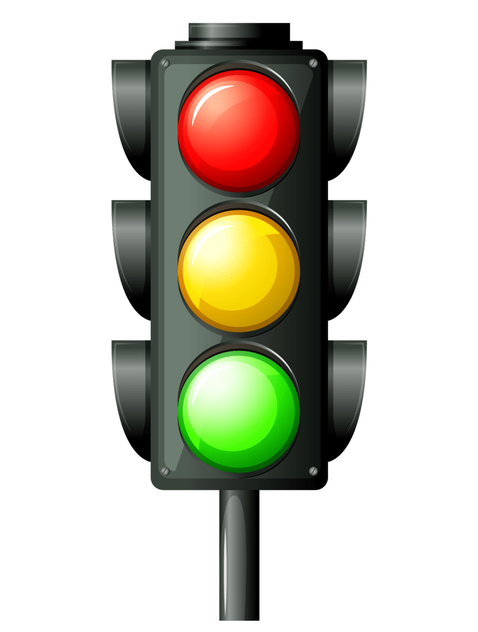 Stoplight pin page clipart picture