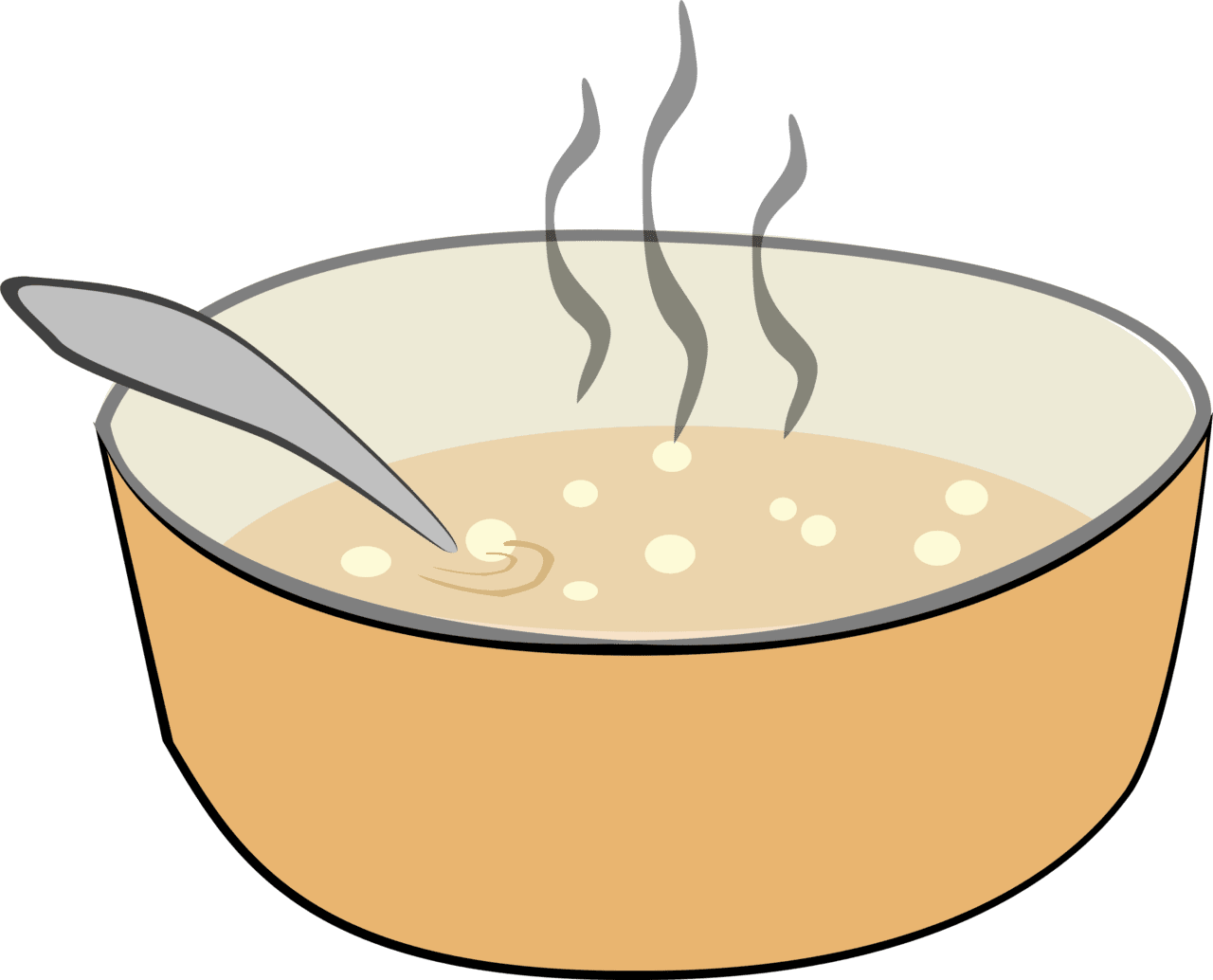 Soup vector clipart images 2