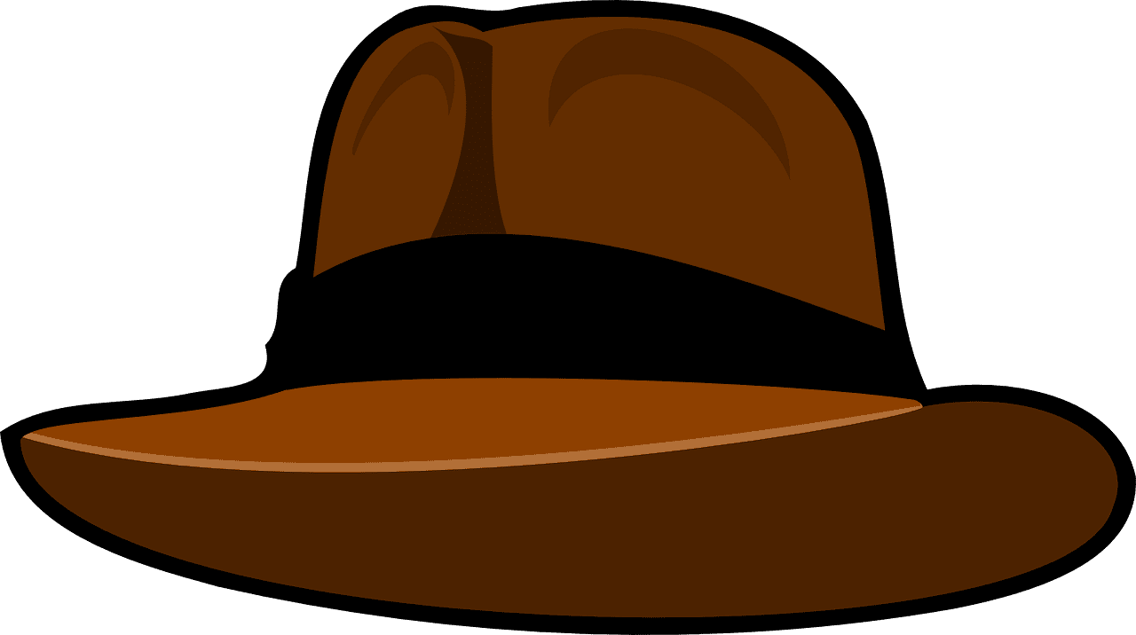 Western hat fedora brun indiana gratis vektor grafik pixabay clipart transparent