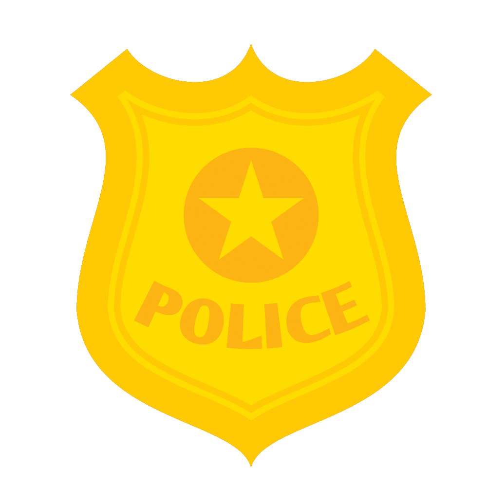 Police badge image size clipart