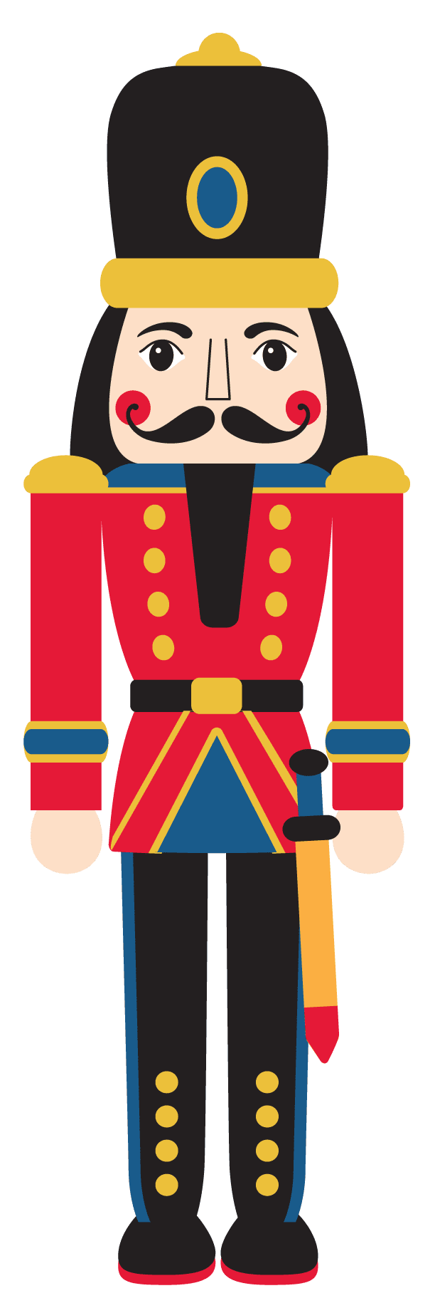 Soldier munity nutracker jacksonville fl the nutcracker ballet clipart vector