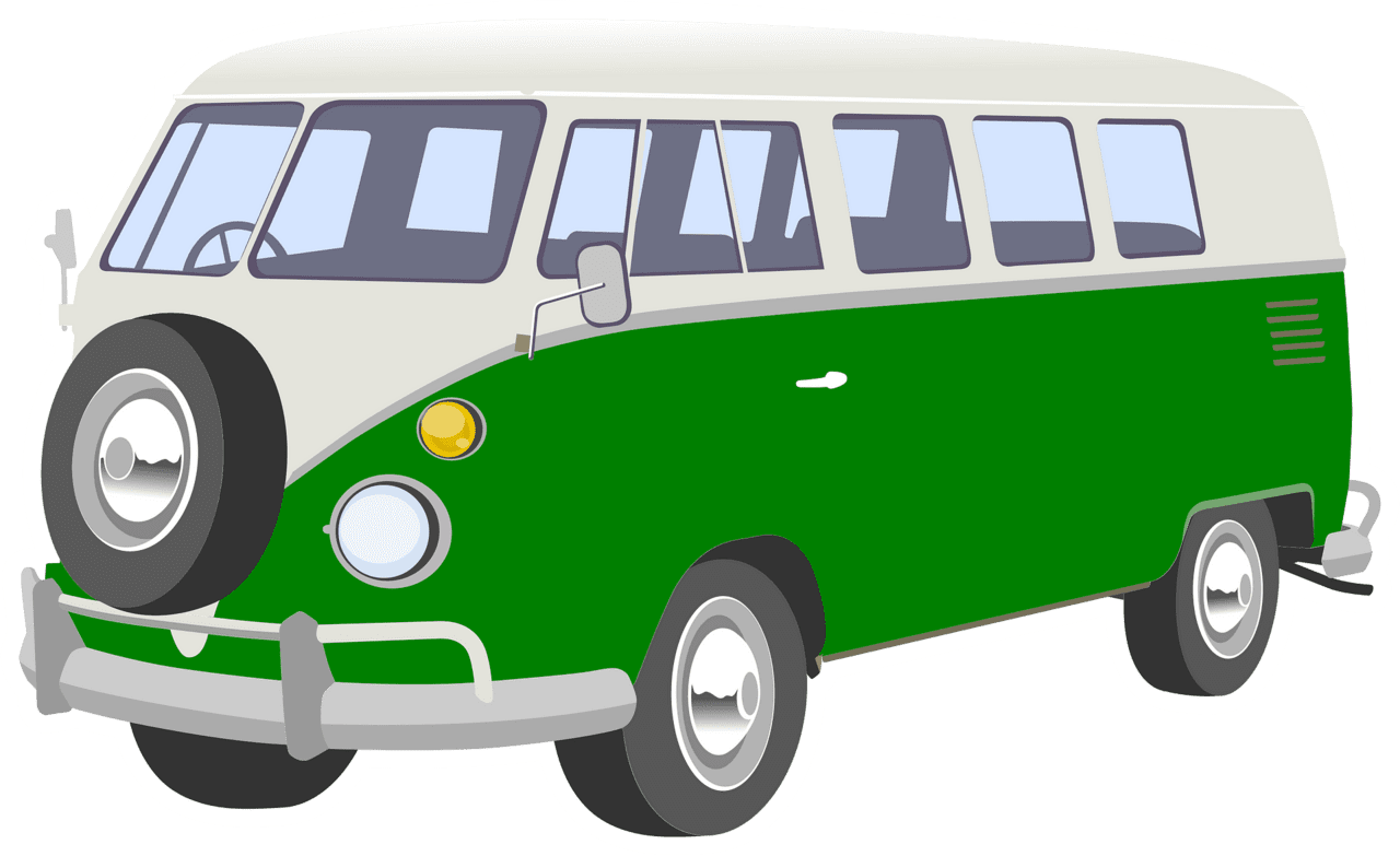 Van vector clipart images 4