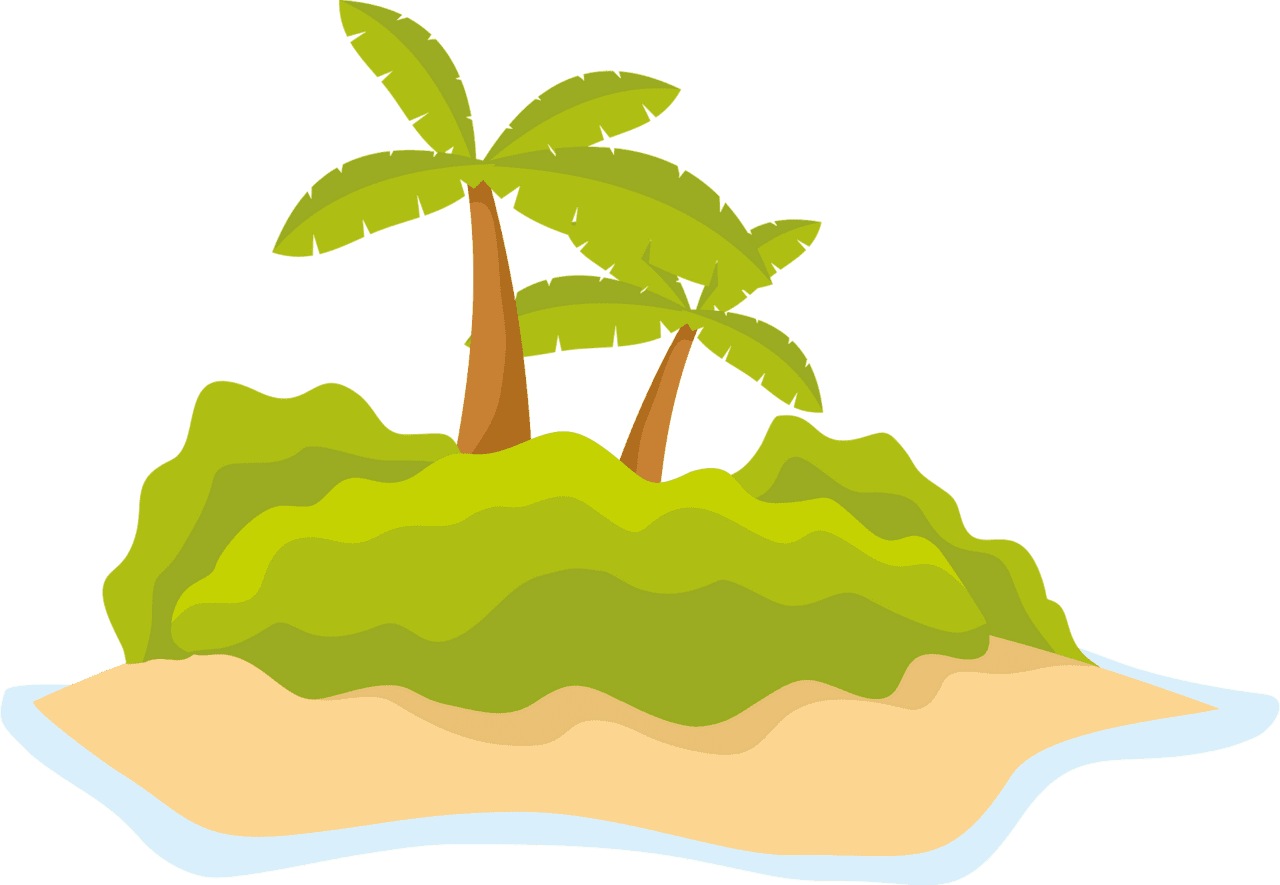 Lone island vector clipart images