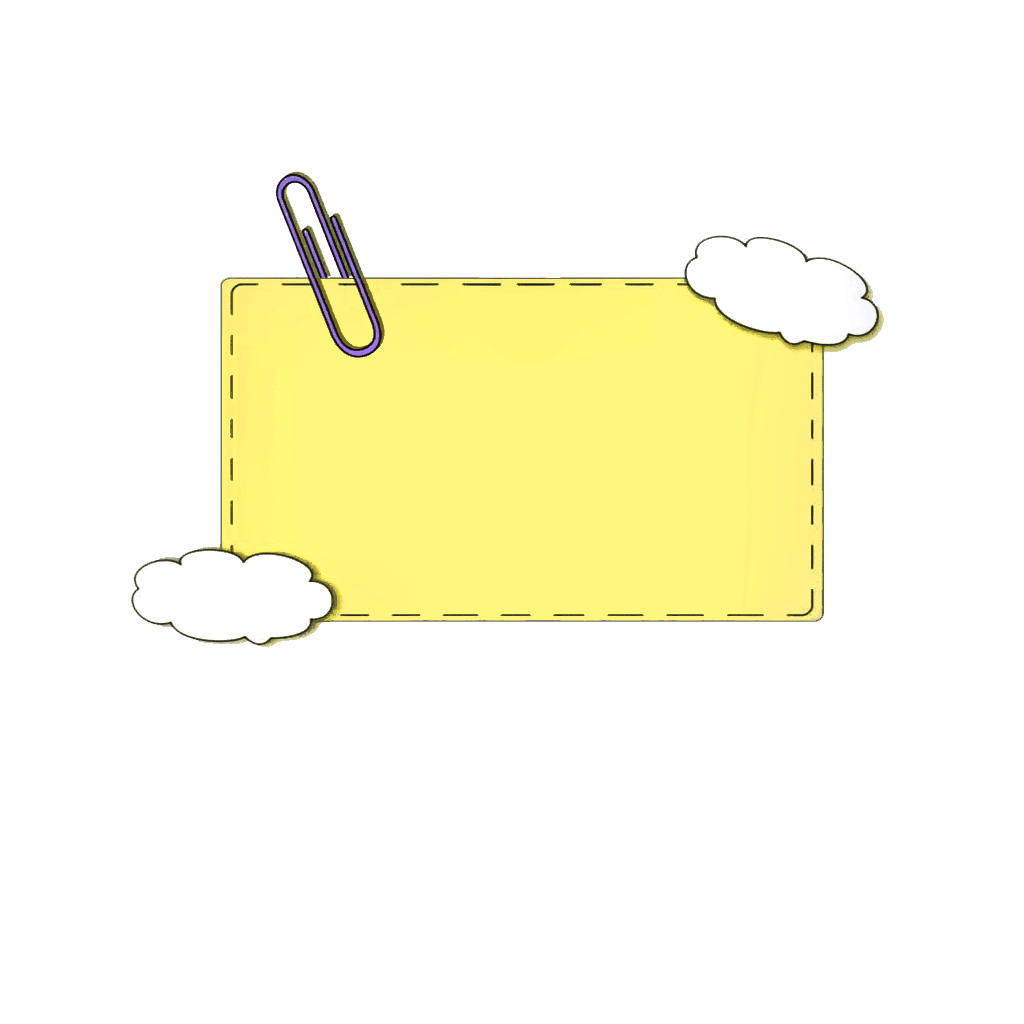 Sticky note pin page clipart photo