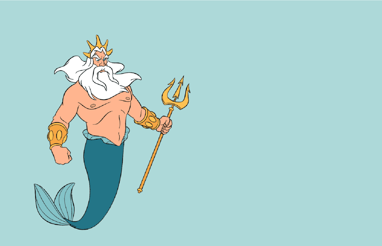 King triton hot but not fox the little mermaid ii most popular cartoons cartoon world clipart clip art