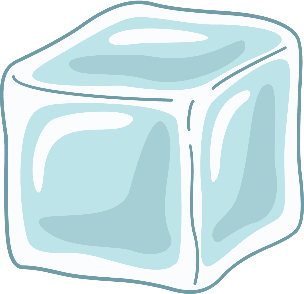 Ice cube vector clipart images 3