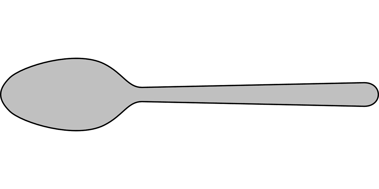 Spoon kitchenware cutlery vector graphic clipart