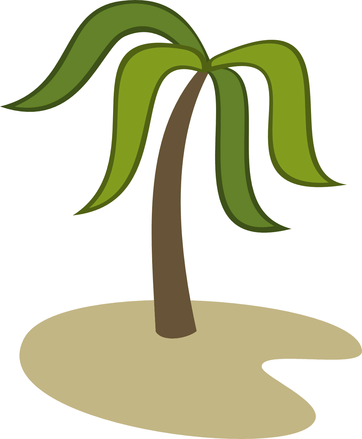 Palm island cutie mark by rildraw clipart photo