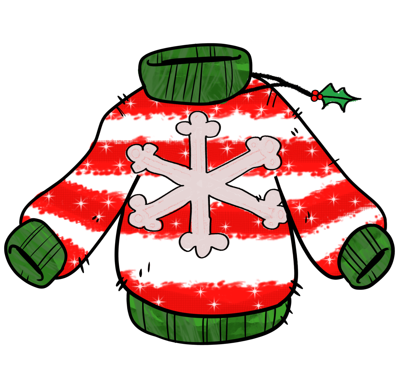 Ugly sweater virtual pets games and fun ice clipart picture