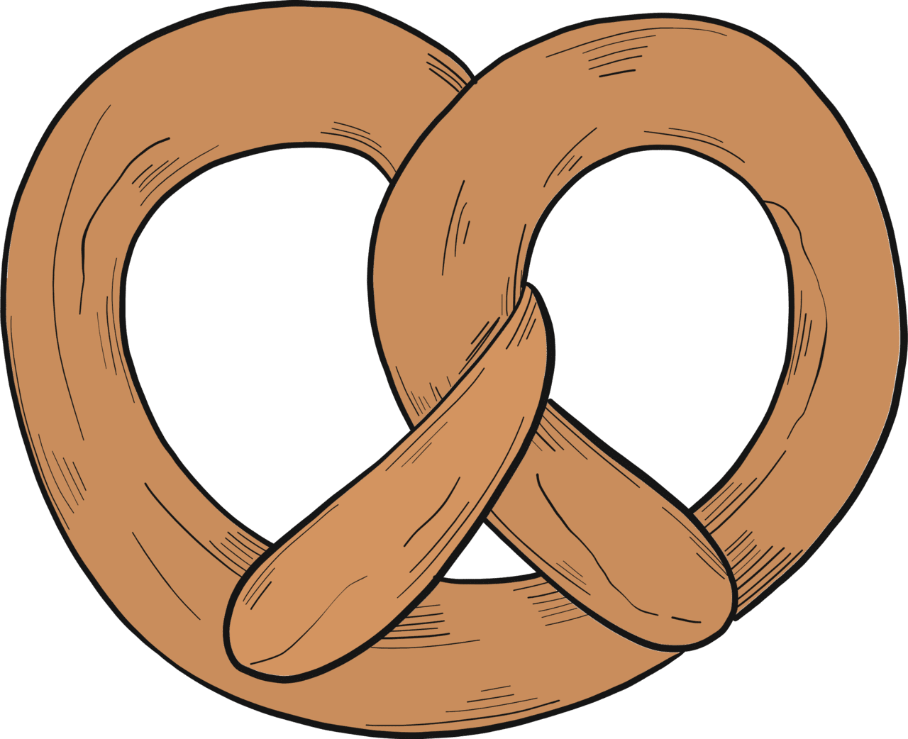 Pretzel vector clipart images 12