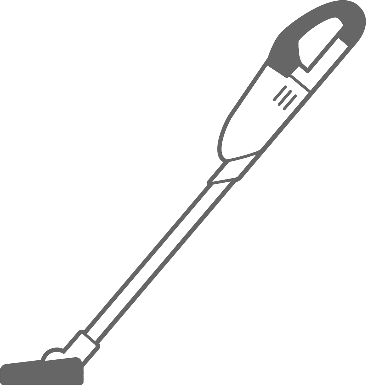 Cordless vacuum cleaner vector clipart images