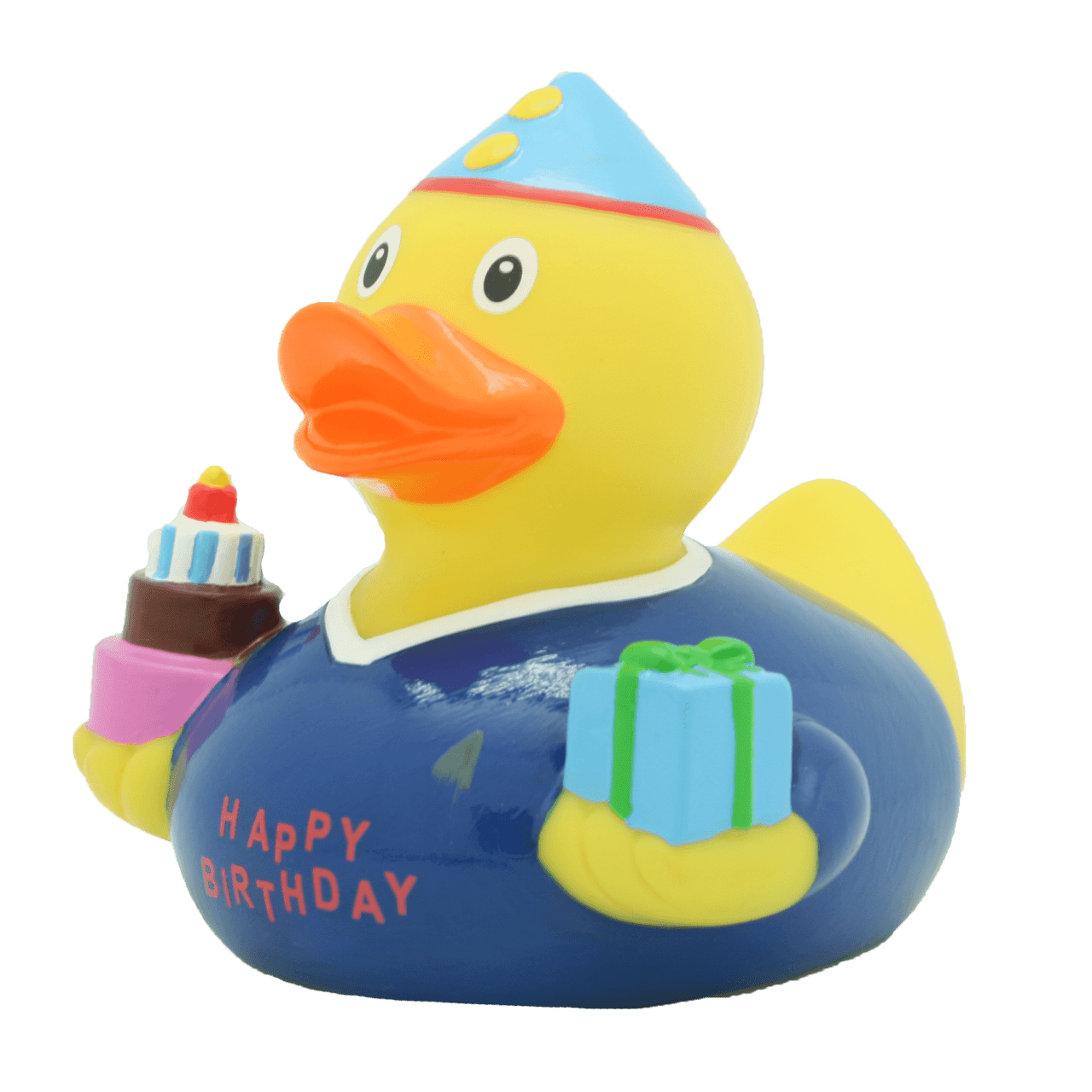 Rubber duck canard anniversaire bleu clipart picture