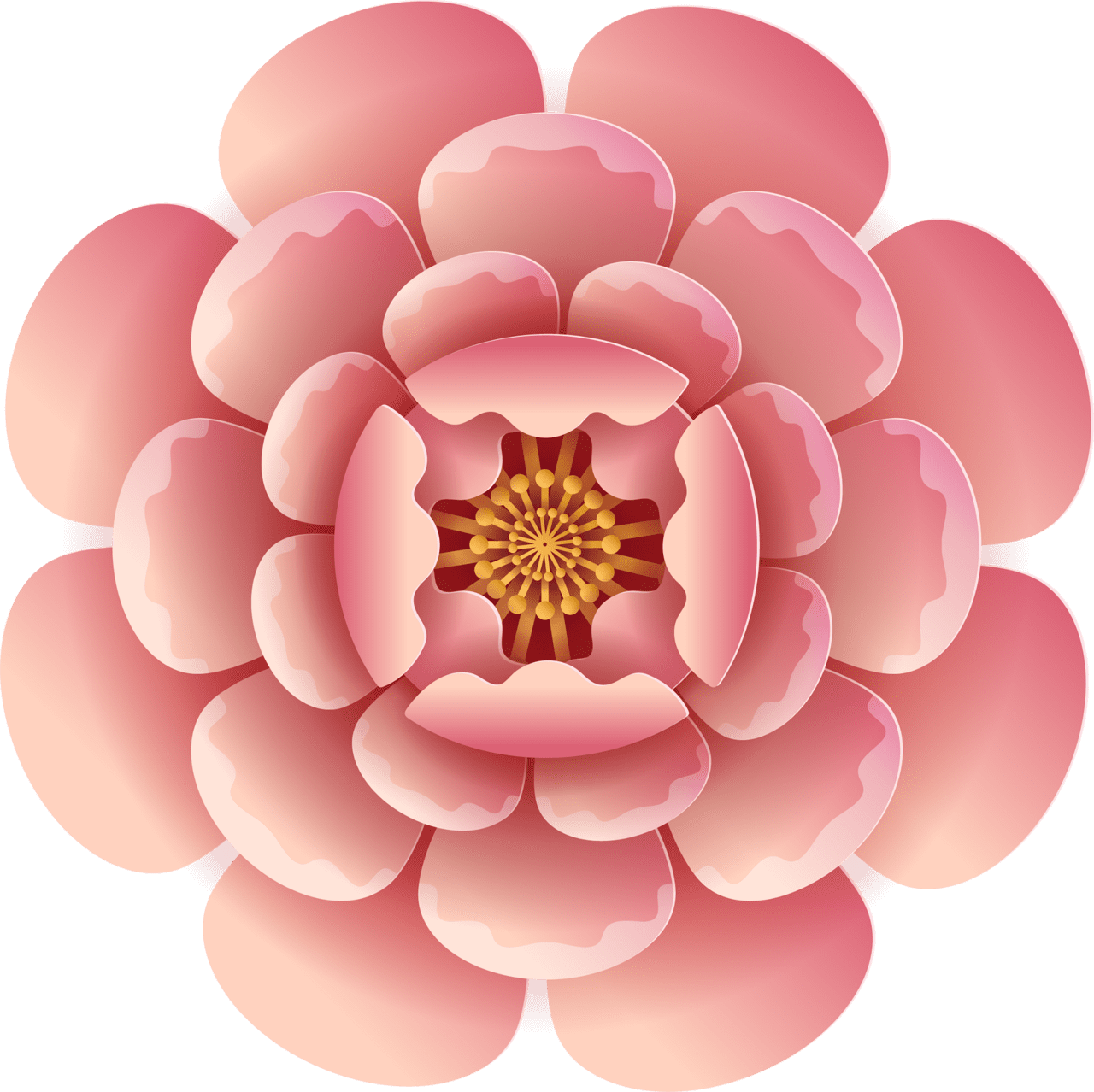 Clipart pink flower design picture