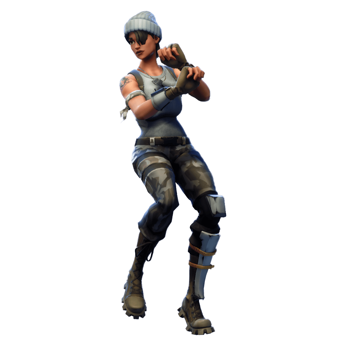 Soldier fortnite fresh clipart vector