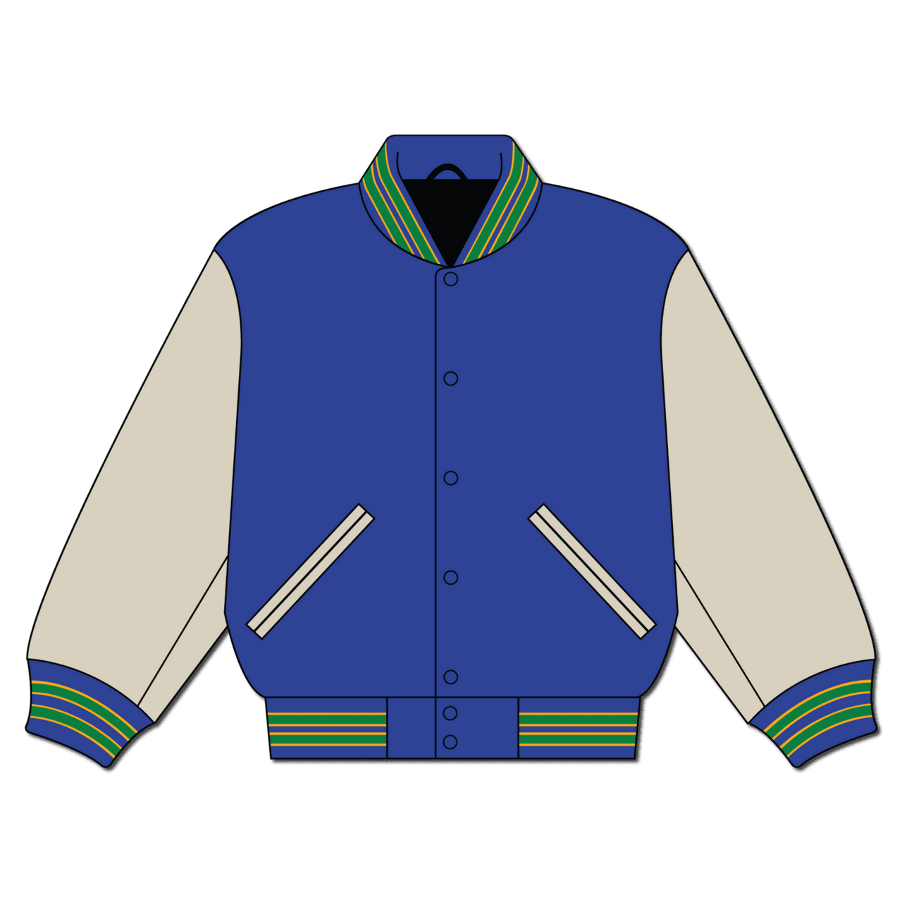 Osaa high school varsity jacket settlemiers clipart picture