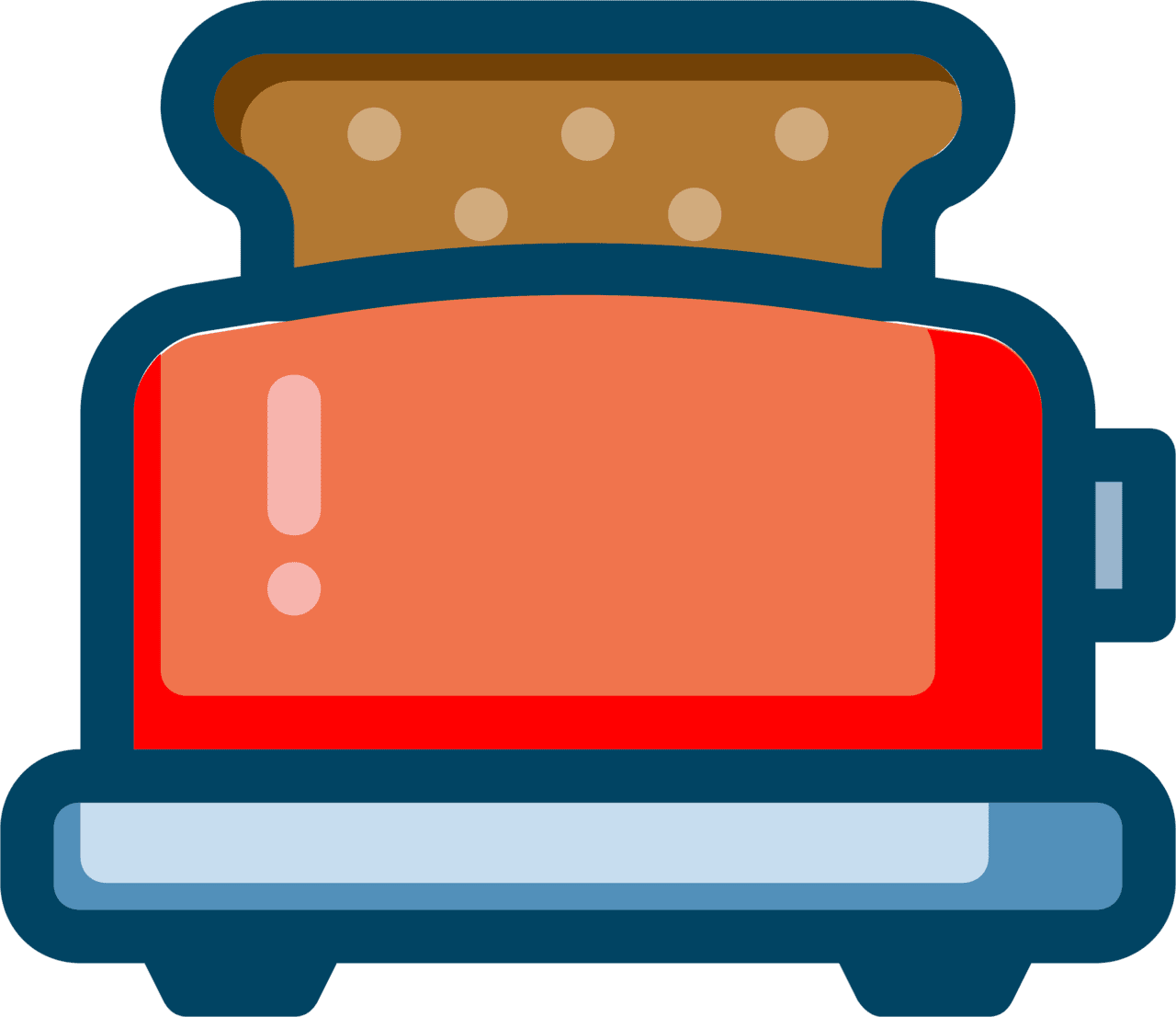 Toaster by clipart image with no background